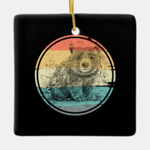 Australien Wombat Keramikornament