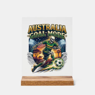 Australien Ziel Modus Skelett Stürmer Nationen Str Acrylschild