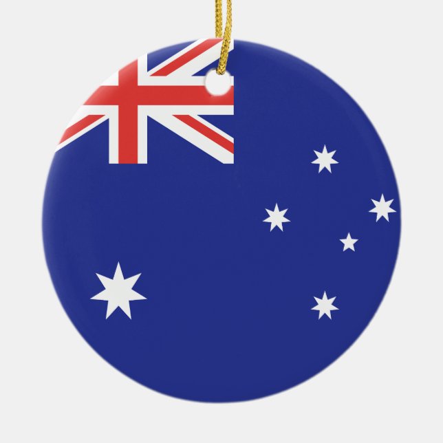 Australienflagge Keramik Ornament (Vorne)