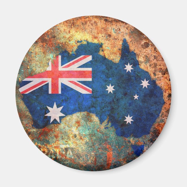Australienflagge Magnet (Vorne)
