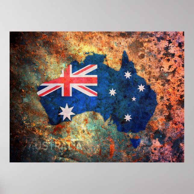 Australienflagge Poster (Vorne)