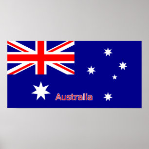 Australienflagge Poster