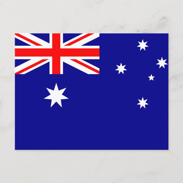 Australienflagge Postkarte (Vorderseite)