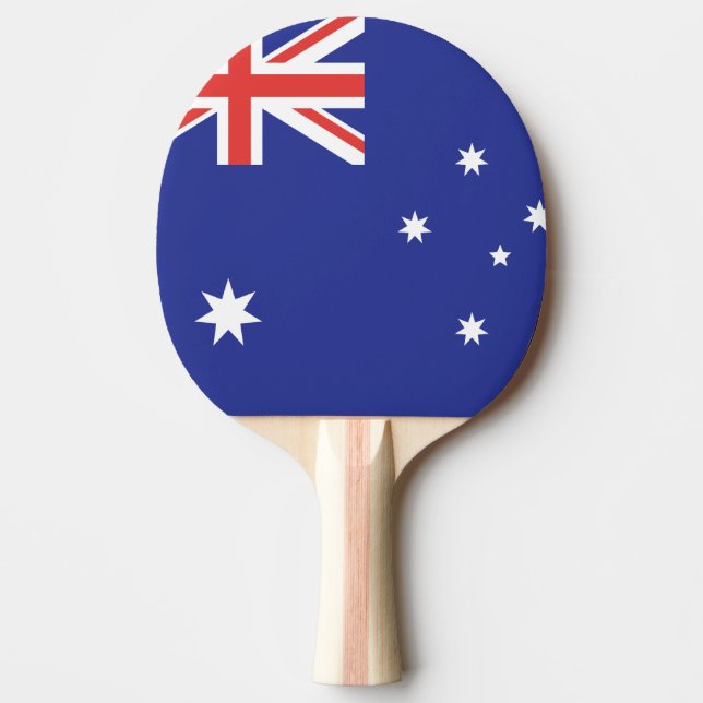 Australienflagge Tischtennis Schläger (Vorderseite)