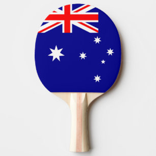 Australienflagge Tischtennis Schläger