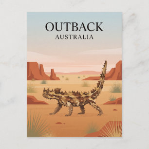 Australiens Outback Postkarte