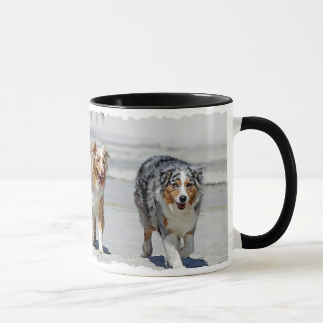 Australier - 1. Tag von Sommer-StrandStroll Tasse (Rechts)