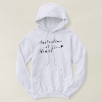 Australier at Heart Hoodie, Aus