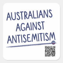 Australier gegen Antisemitismus - Aufkleberblatt