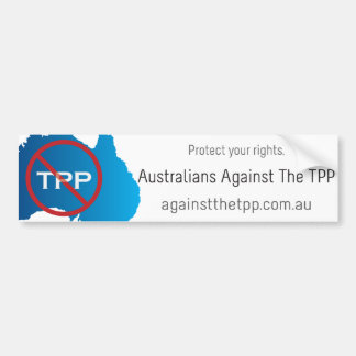 Australier gegen den TPP Autoaufkleber