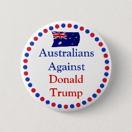 Australier gegen Donald Trump Button