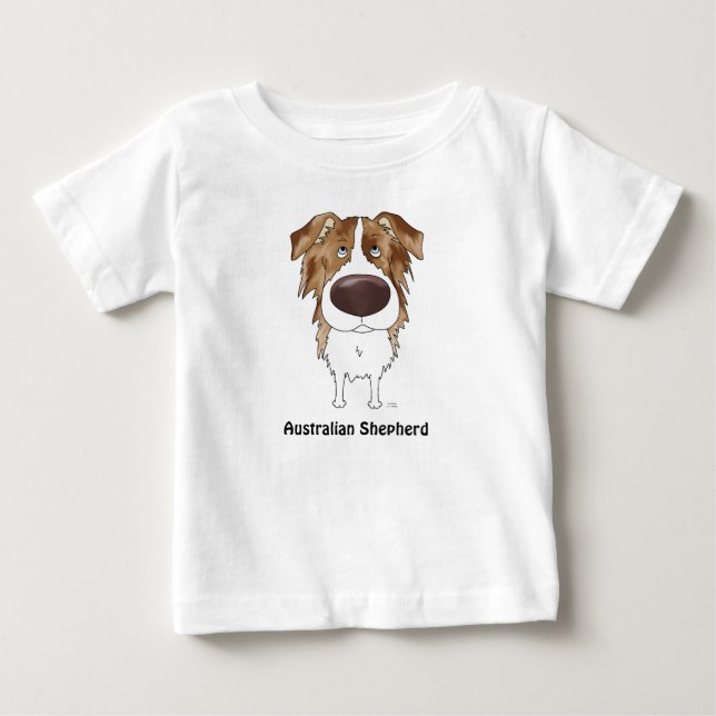 Australier - große Nase und Hintern Baby T-shirt (Vorderseite)