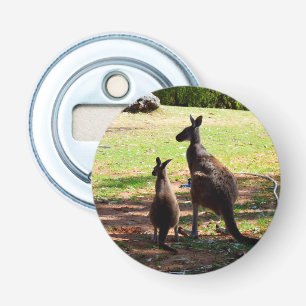 Australier Kangaroo @ Joey, Magnetic Bottle Opener Flaschenöffner
