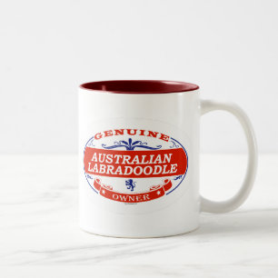 Australier Labradoodle Zweifarbige Tasse