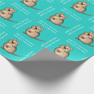 Australier Quokka personalisierte Geschenkpapier