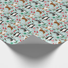 Australier Shepherds Weihnachtsgeschenk-Verpackung Geschenkpapier