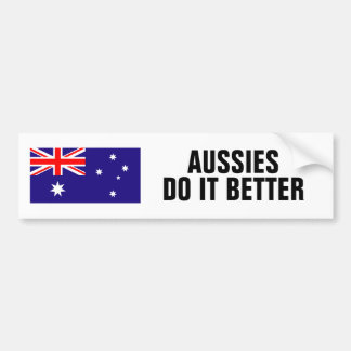 Australier verbessert es lustige australische autoaufkleber