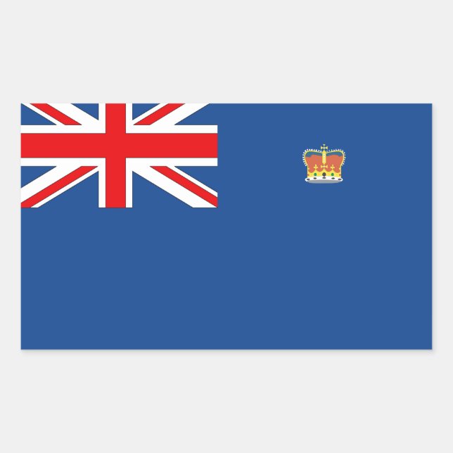 Australier-Victoria-Flagge Rechteckiger Aufkleber (Vorderseite)