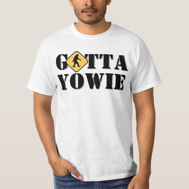 Australier Yowie Bigfoot T-Shirt (Vorderseite)