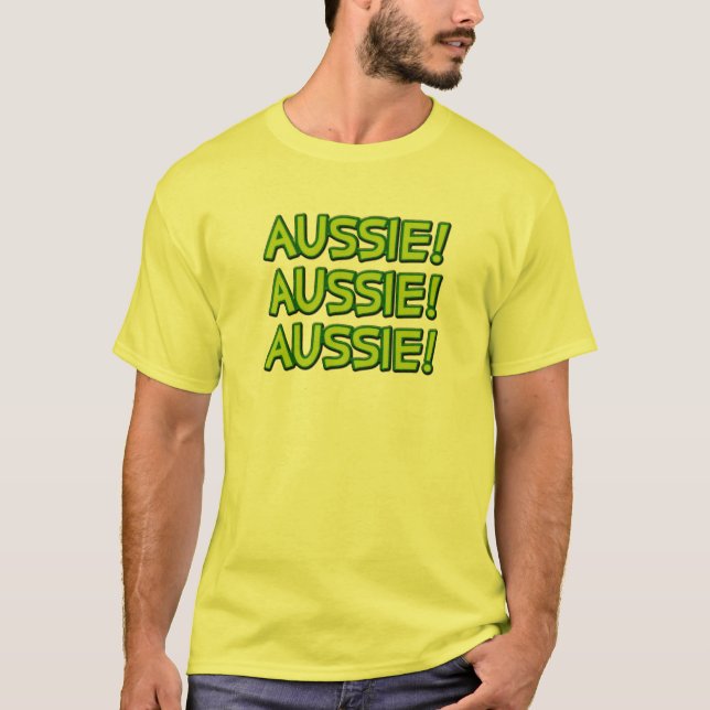 Australisch! Australisch! Australisch! T-Shirt (Vorderseite)