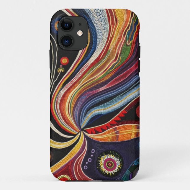 Australische Aboriginal Art Case-Mate iPhone Hülle (Rückseite)