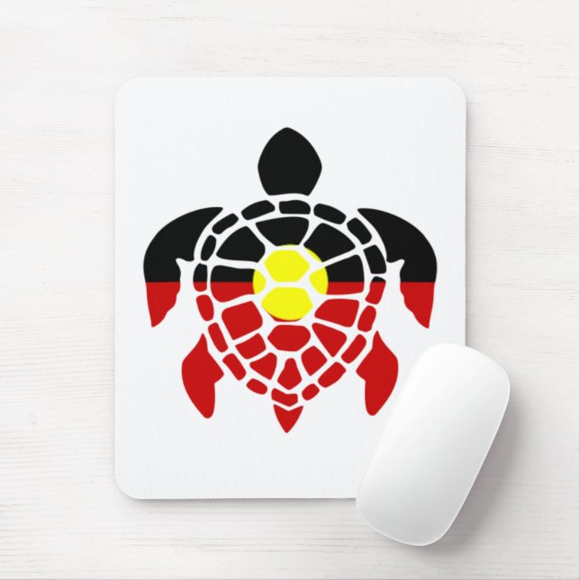 Australische AborigSea Turtle Mousepad (Mit Mouse)