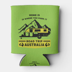 Australische Aussie Caravan Caravanning Summer Dosenkühler