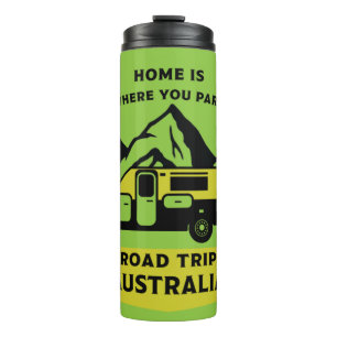Australische Aussie Caravan Caravanning Summer Thermosbecher