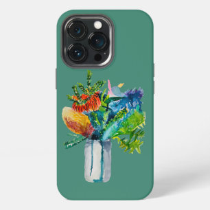 Australische Blumen Aquarell iPhone 13 Pro Hülle