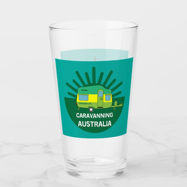 Australische Caravanning | Aussie Caravaner | Camp Glas (Vorderseite)
