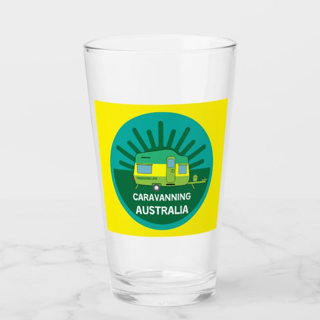 Australische Caravanning | Aussie Caravaner | Camp Glas (Vorderseite)