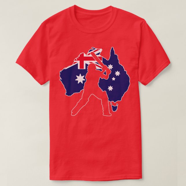 Australische Cricket T-Shirt (Design vorne)