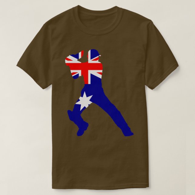 Australische Cricket T-Shirt (Design vorne)