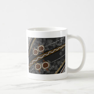 Australische eingeborene Kunst - verlorene Stämme Kaffeetasse