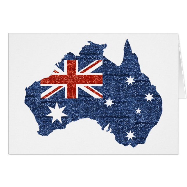 australische Flagge (Vorderseite (Horizontal))