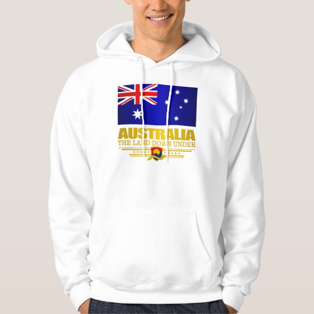 Australische Flagge 3 Hoodie (Vorderseite)