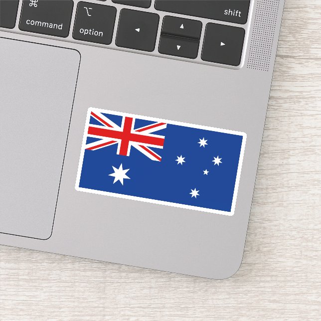 Australische Flagge Aufkleber (Detail)