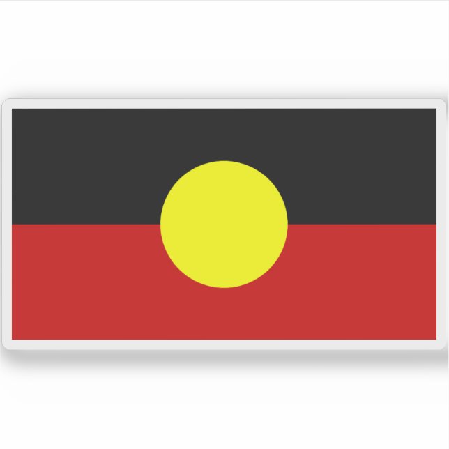 Australische Flagge Aufkleber (Vorderseite)