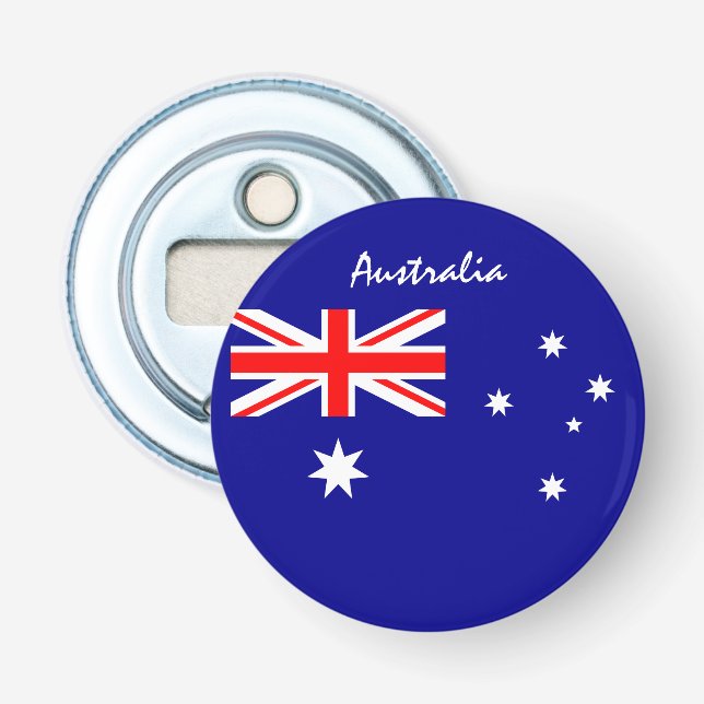 Australische Flagge & Australien, Australien Party Flaschenöffner (Vorderseite)