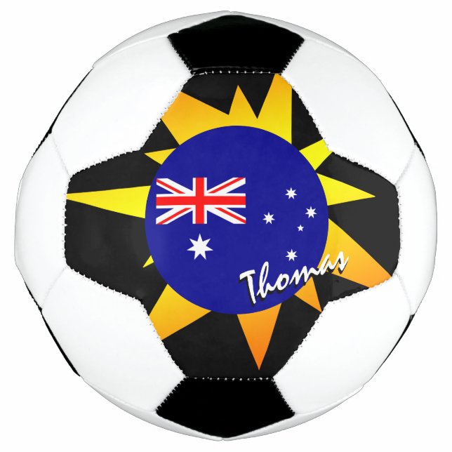 Australische Flagge / BANG Fußball (Vorderseite)