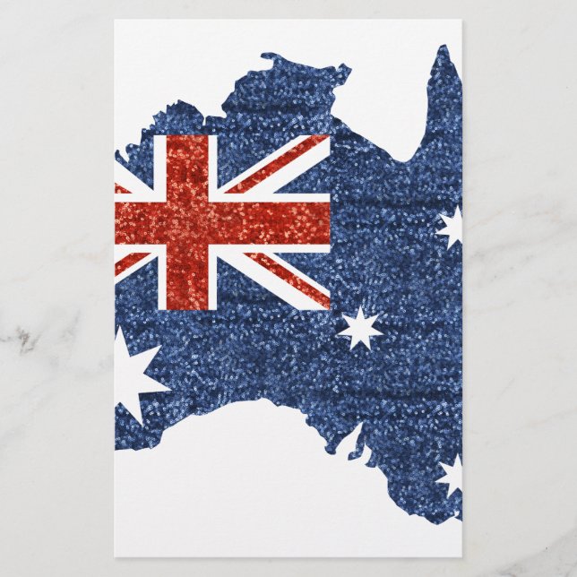 australische Flagge Briefpapier (Vorderseite)