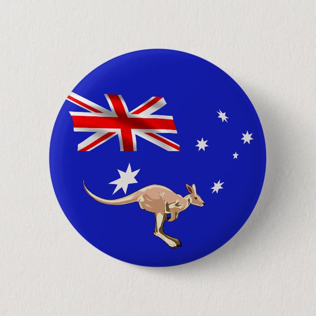 Australische Flagge Button (Vorderseite)
