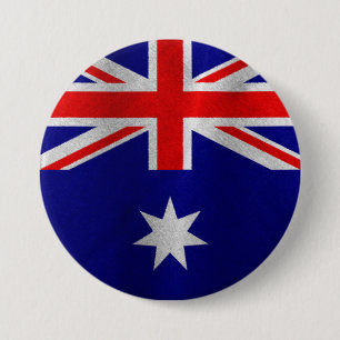australische Flagge Button