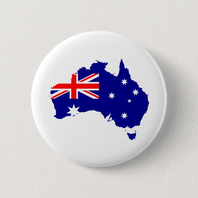 australische Flagge Button (Vorderseite)