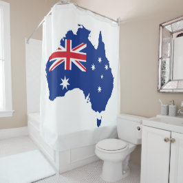 Australische Flagge Duschvorhang