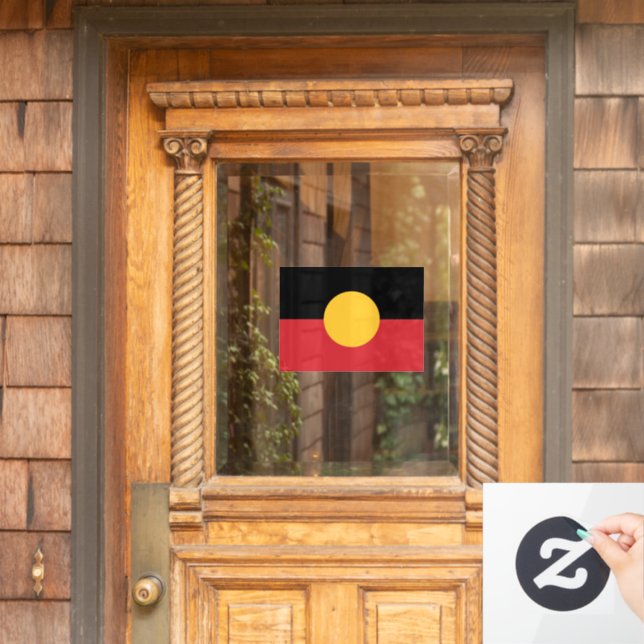 australische Flagge Fensteraufkleber (Haustür)