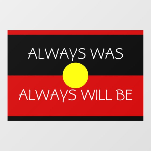australische Flagge Fensteraufkleber (Blatt)