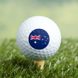 Australische Flagge, Flagge Australiens Golfball