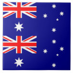 Australische Flagge Fliese<br><div class="desc">Verbessern Sie Ihren Lebensraum mit unserer markanten Kachel mit der Flagge Australiens! Diese Fliesen sind mit viel Liebe zum Detail gestaltet und sind mehr als nur ein dekoratives Stück; sie sind eine Feier des australischen Erbes und des Nationalstolzes. Das kühne Design zeigt stolz die ikonischen Elemente der australischen Flagge, darunter...</div>