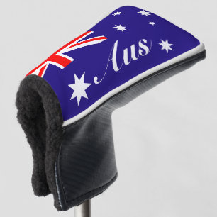 Australische Flagge für Zollmonogramm Golf Headcover